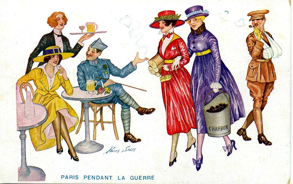 Xavier Sager Paris pendant la guerre 1