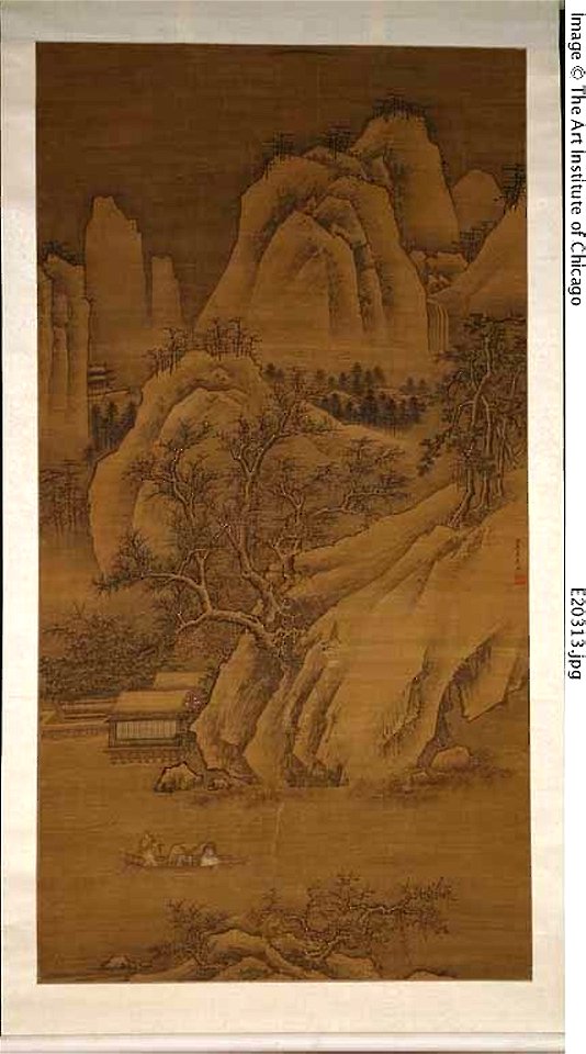Xia Kui - Visiting Dai Kui on a Snowy Night - 1924.1045 - Art Institute of Chicago