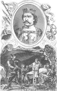 Władysław Łokietek (Wizerunki książąt i królów polskich). Free illustration for personal and commercial use.