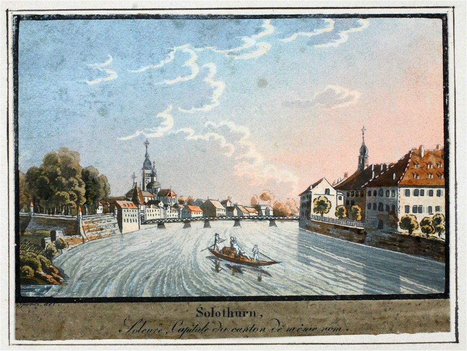 Zentralbibliothek Solothurn - Solothurn Soleure Capitale du canton de même nom - a0043