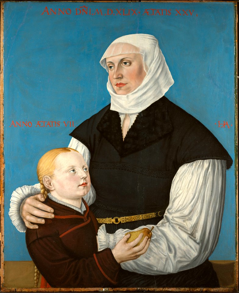 Zentralbibliothek Zürich - Porträt von Regula GwaltherZwingli und Anna Gwalther - 500000029