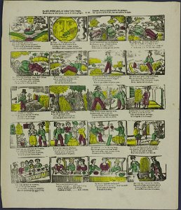 Zie Gulivers geval, de landen 't aller wegen-Catchpenny print-Borms 0563