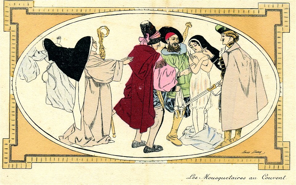 Xavier Sager Les Mousquetaires au Couvent