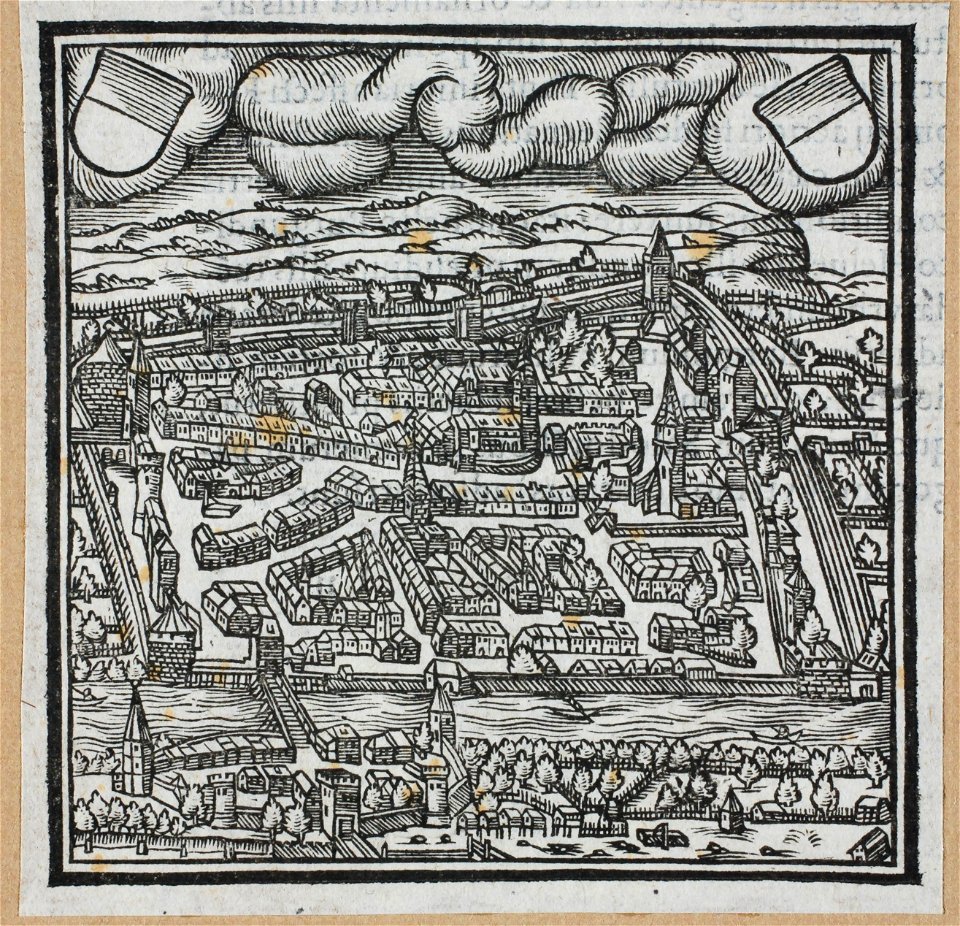 Zentralbibliothek Solothurn - Soleure en 1580 - a0006