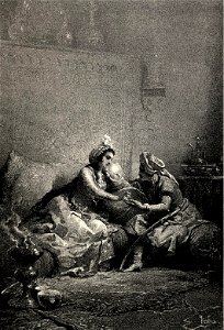 Zichy, Mihály. Illustrations to 'The Knight in the Panther's Skin'. 1888 16