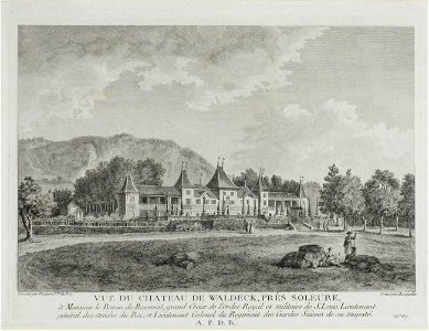 Zentralbibliothek Solothurn - VUE DU CHTEAU DE WALDECK PRÈS SOLEURE - aa0161