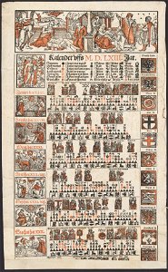 Zentralbibliothek Zürich - Bauernkalender für 1563 - 000008623