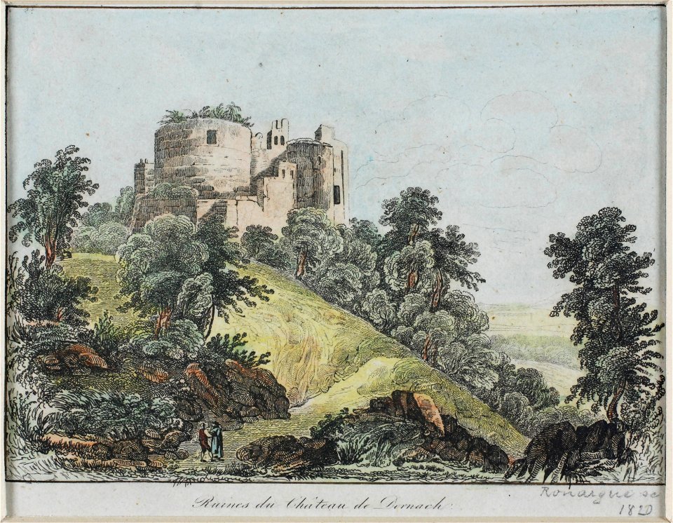 Zentralbibliothek Solothurn - Ruines du Château de Dornach - a0189