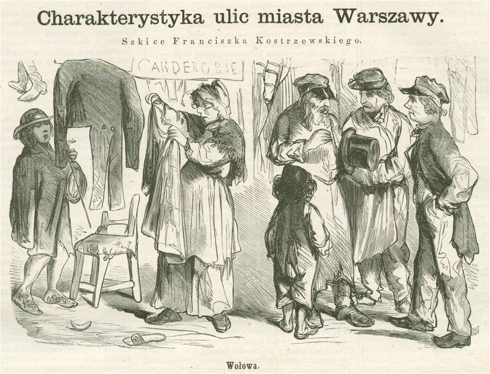 Charakterystyka ulic miasta Warszawy Szkice Franciszka Kostrzewskiego Wołowa (75652)