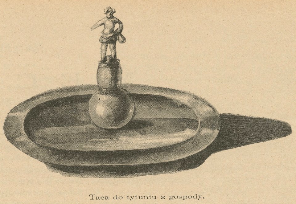Cech szklarski - Taca do tytuniu z gospody (59056)