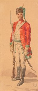 Choragiew Wegierska Bulawy polnej Koronnej r. 1775 przed 1902 (121470675)