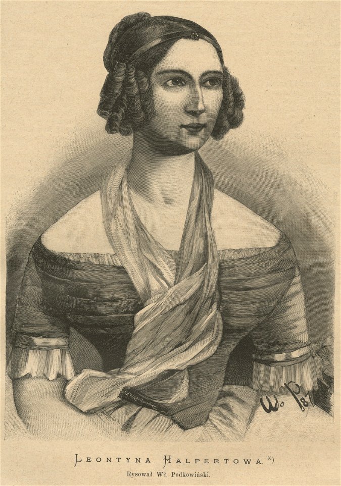 Leontyna Halpertowa, Rysował Wł. Podkowiński (60521)
