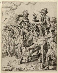 Abraham en Sarah gaan naar Egypte (Genesis 1210-14), NL-HlmNHA 1477 53008572