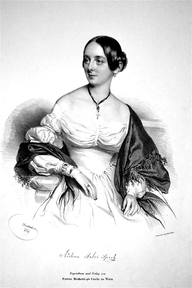 Adelina Spech-Salvi Litho