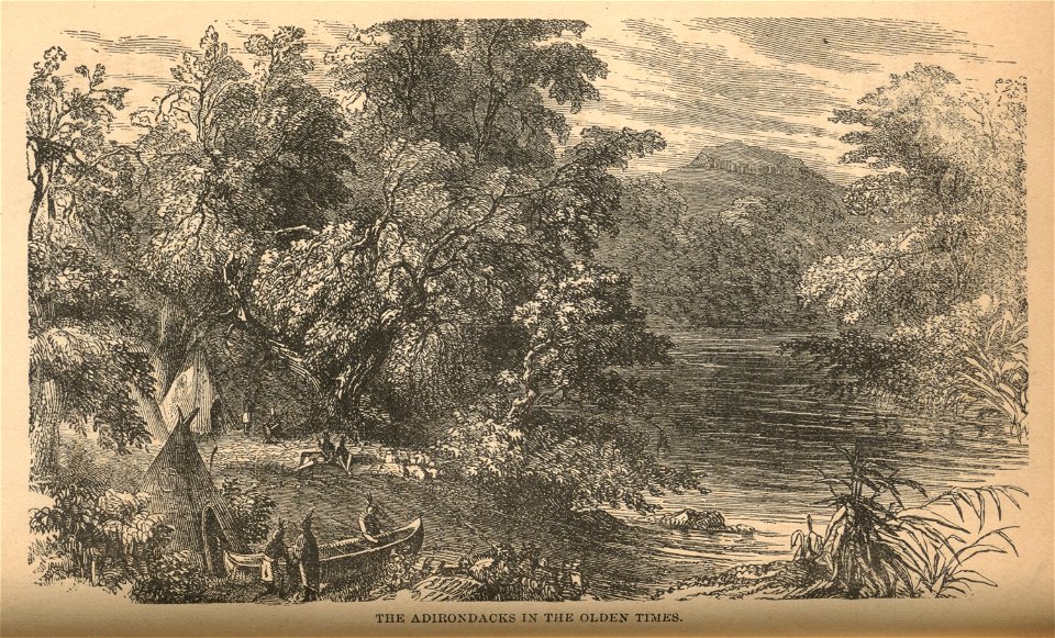 Adirondacks in Olden Times 1875 Wallace