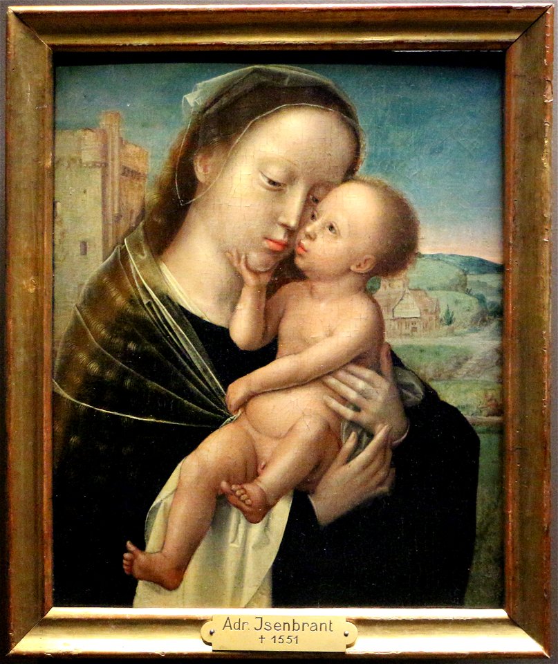 Adriaen isenbrandt, madonna col bambino, 1520 ca.
