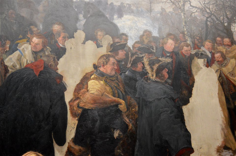 Adolph Menzel - Frederick the Great Addresses his Generals before the Battle of Leuthen in 1757 (1859-61) 3