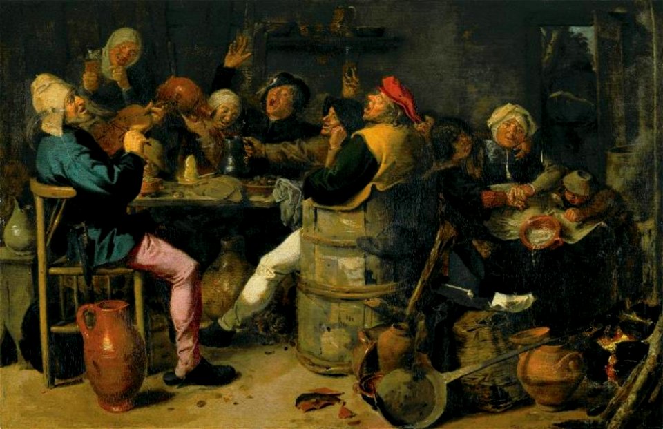 Adriaen Brouwer - Peasant feast