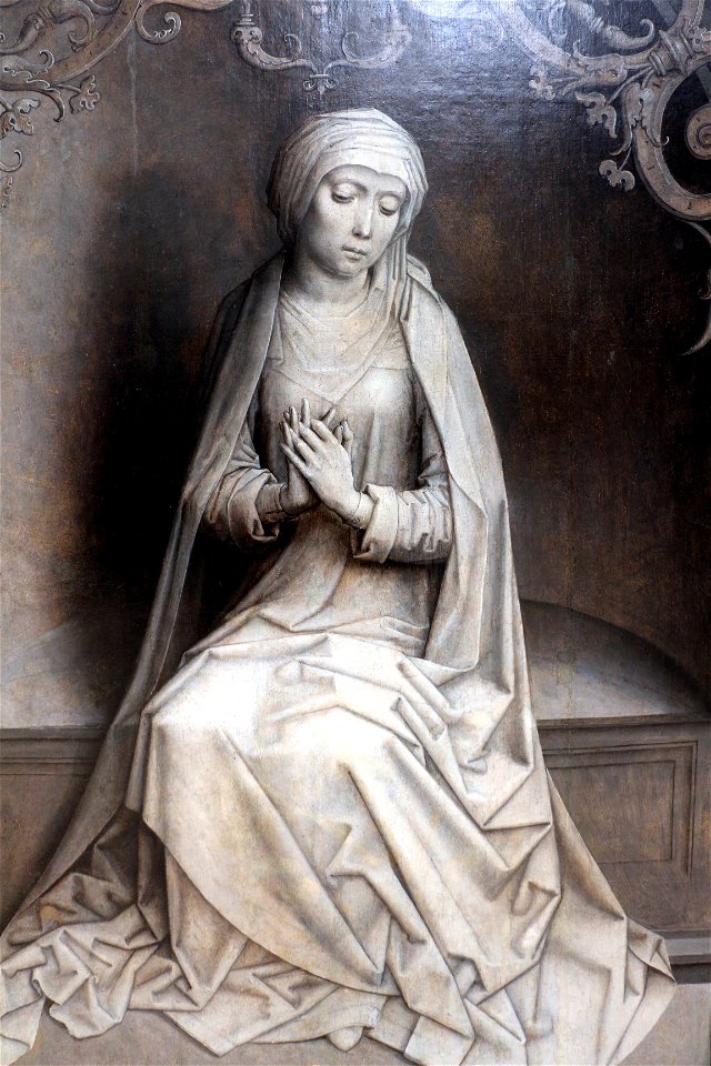 Adriaen isenbrandt, valva destra di dittico con la vergine dei sette dolori, dalla chiesa di notre-dame a bruges 09