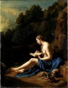 Adriaen van der Werff - Sainte Madeleine méditant dans la solitude 0000141676 OG