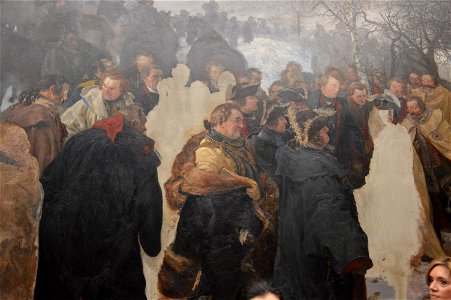 Adolph Menzel - Frederick the Great Addresses his Generals before the Battle of Leuthen in 1757 (1859-61) 2