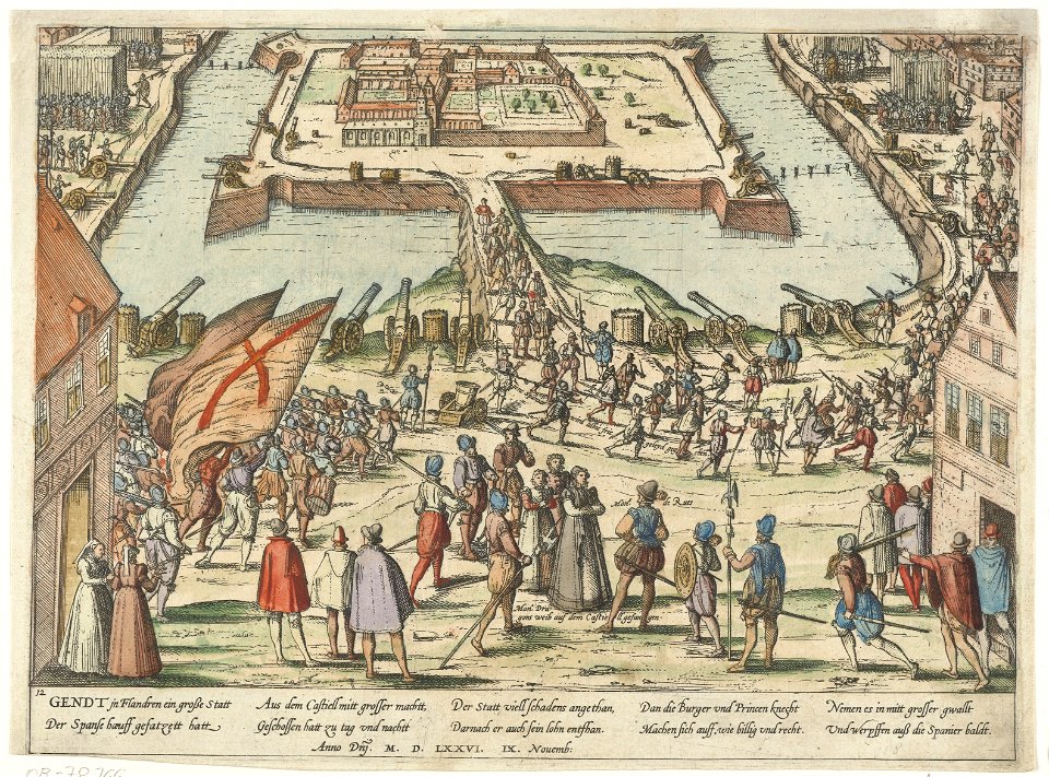 Aftocht van de Spanjaarden uit Gent, 1576