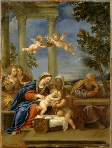 Albani, Francesco - Holy family - Louvre INV 6