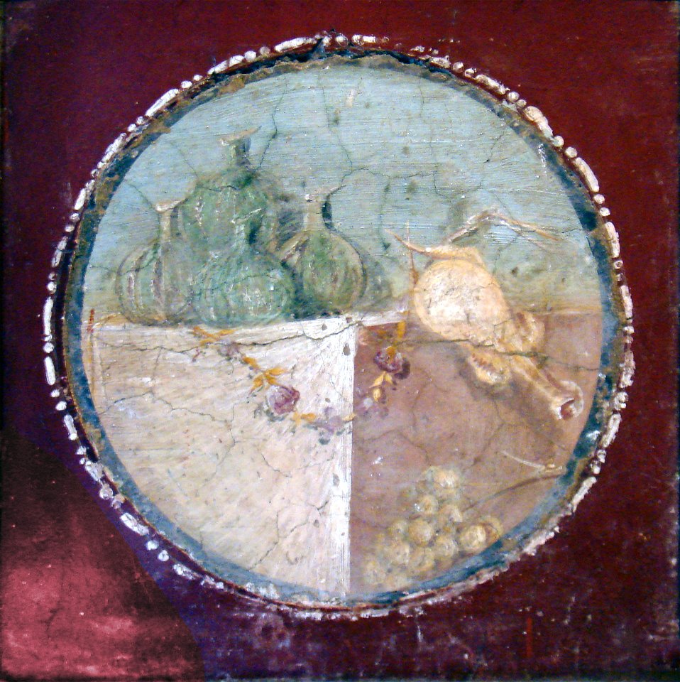 Affreschi romani - natura morta - pompei