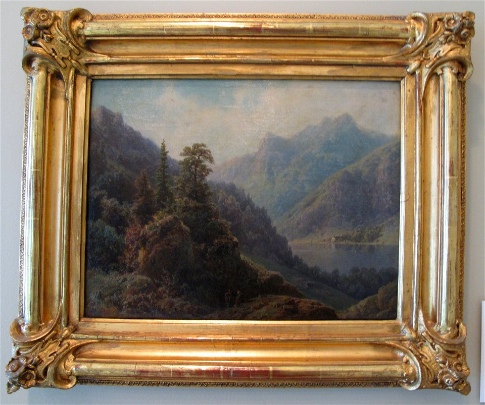 August Bedřich Piepenhagen - Jezero v horách