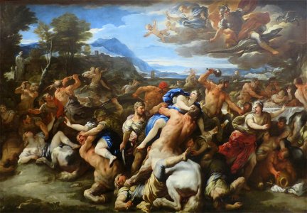 'Battle of Lapiths and Centaurs' by Luca Giordano, The Hermitage
