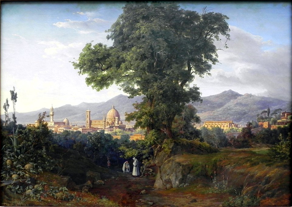 August Wilh. J. Ahlborn (1)View of Florenz