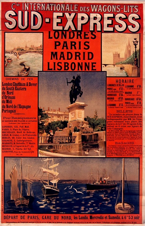 Affiche Sud-Express
