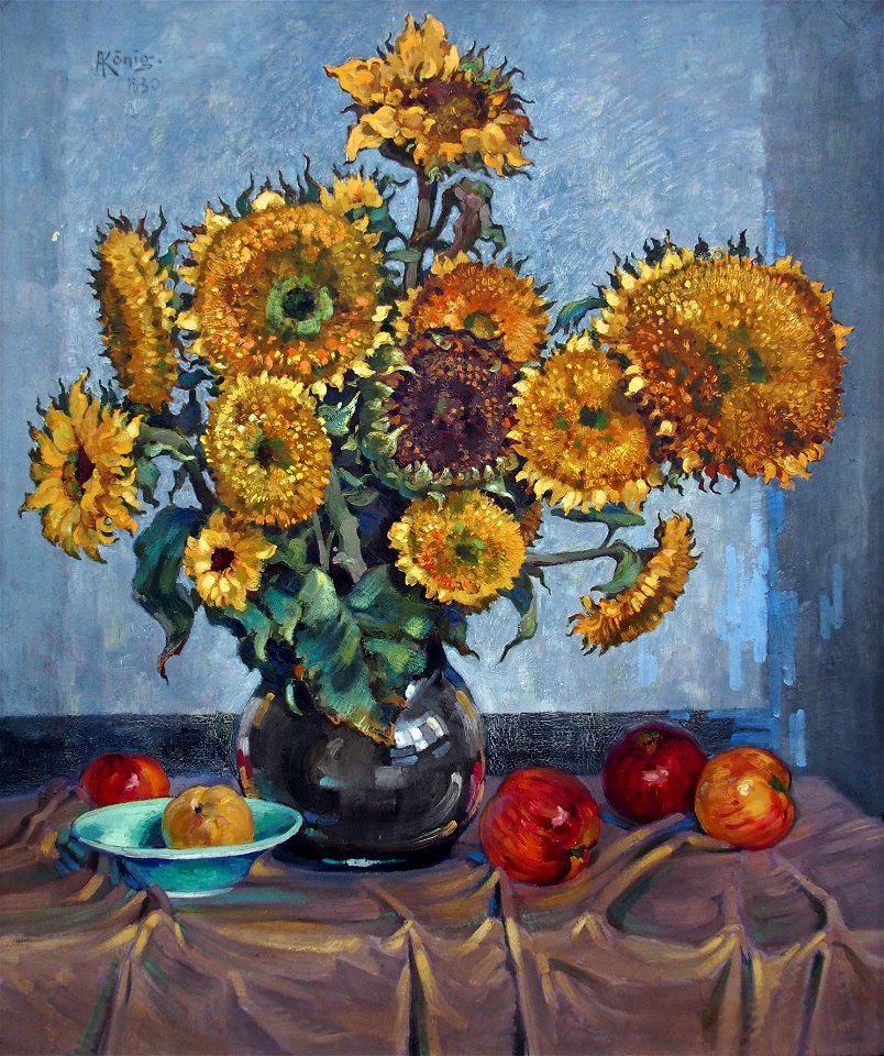 Albert König Sonnenblumen 01