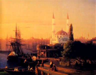 Ivan Constantinovich Aivazovsky - Constantinople (detail)