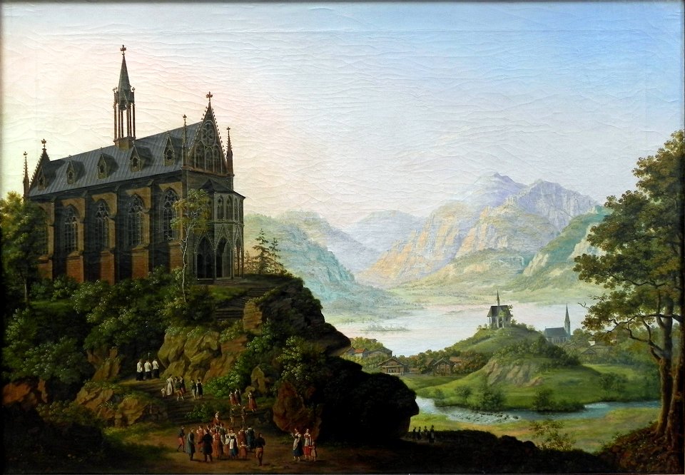 August Wilh. J. Ahlborn (3)Mountainscape
