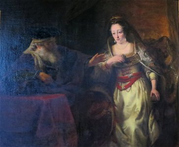 'Esther and Mordecai' by Ferdinand Bol, 1654, The Hermitage