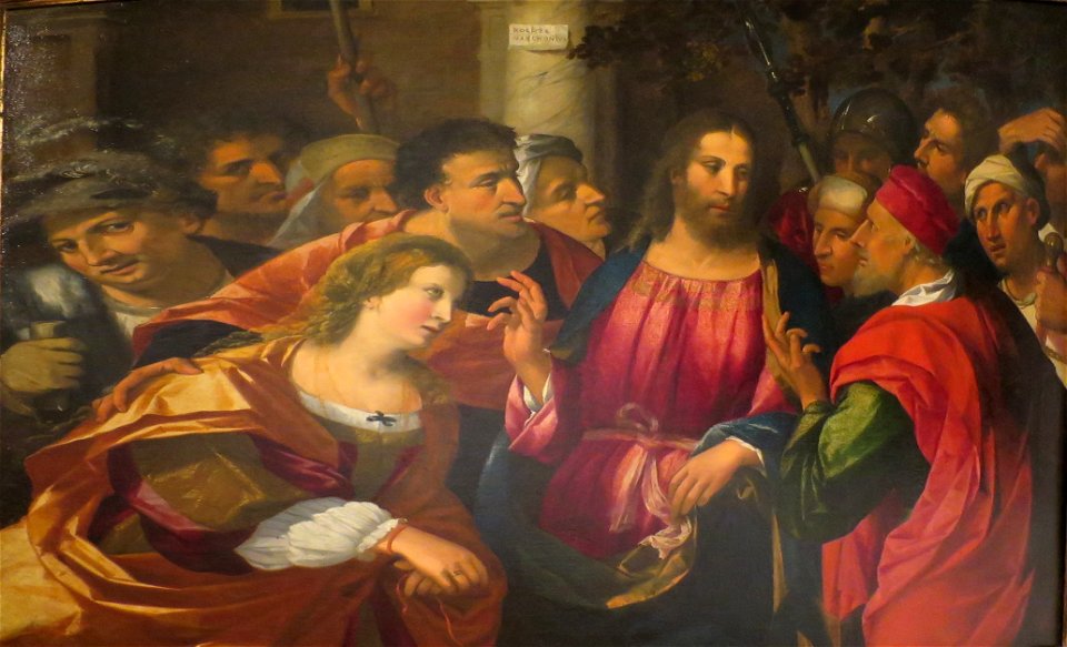 'Christ and the Adulteress' by Rocco Marconi, Lowe Art Museum