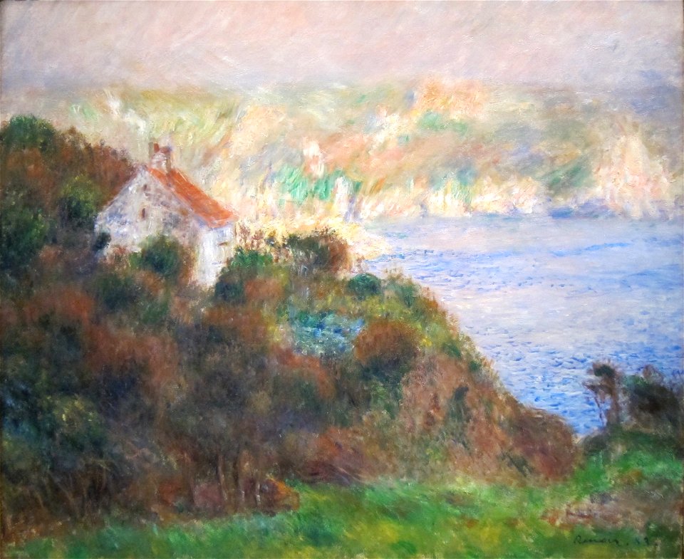 'Fog at Guernsey' by Renoir, Cincinnati Art Museum