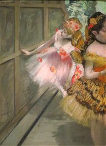 'Dancers in the Wings' by Edgar Degas, Norton Simon Museum. Free illustration for personal and commercial use.