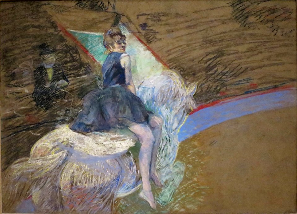 'At the Cirque Fernando' by Henri de Toulouse-Lautrec, Norton Simon Museum