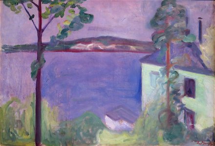 'From Nordstrand' by Edvard Munch, 1891. Free illustration for personal and commercial use.