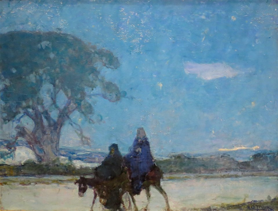 'Flight into Egypt' by Henry Ossawa Tanner, Cincinnati Art Museum