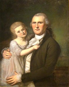 'James Crawford and Daughter' by Charles Willson Peale, Dayton Art Institute