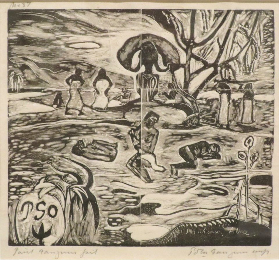 'Mahana Atua' from 'Noa Noa' by Paul Gauguin, Honolulu Museum of Art