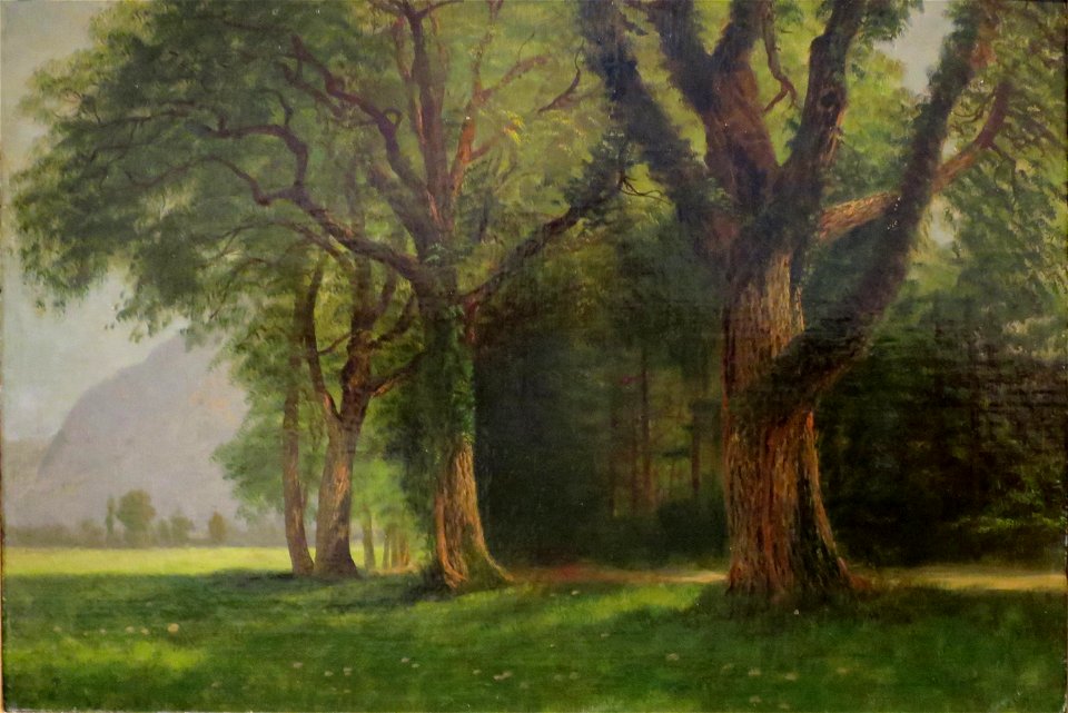 'In the Valley of the Yosemite' by Albert Bierstadt, 1872, oil on canvas, Honolulu Museum of Art