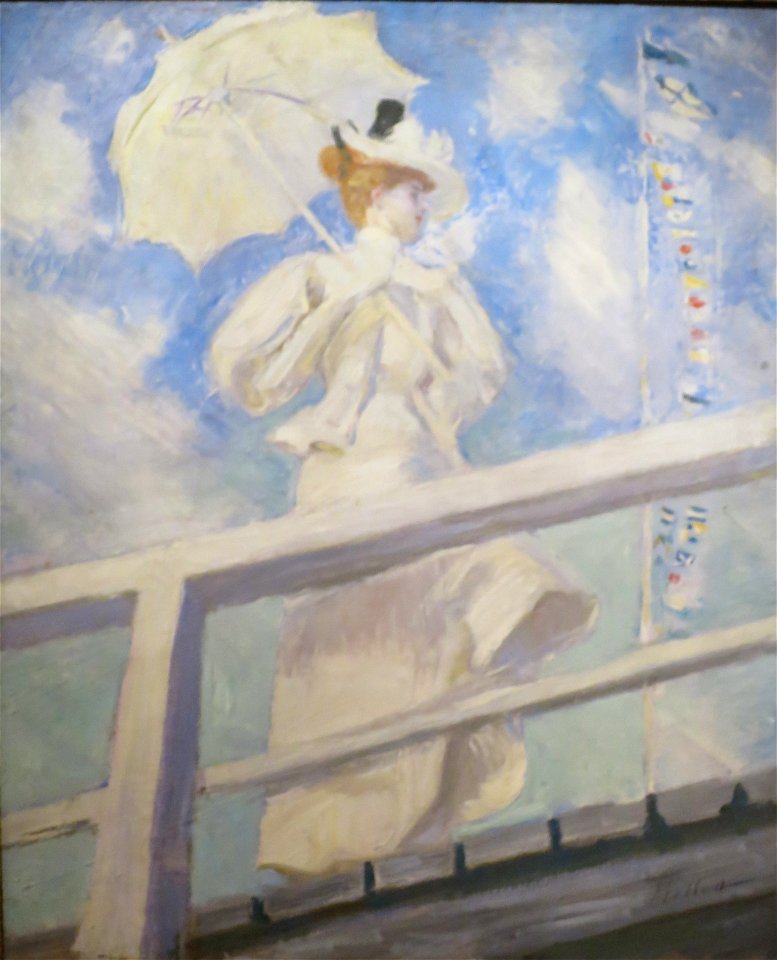 'Lady in White' by Paul César Helleu, oil on canvas, Pushkin Museum