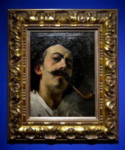 Autoretrat de Llorenç Casanova i Ruiz, 1866