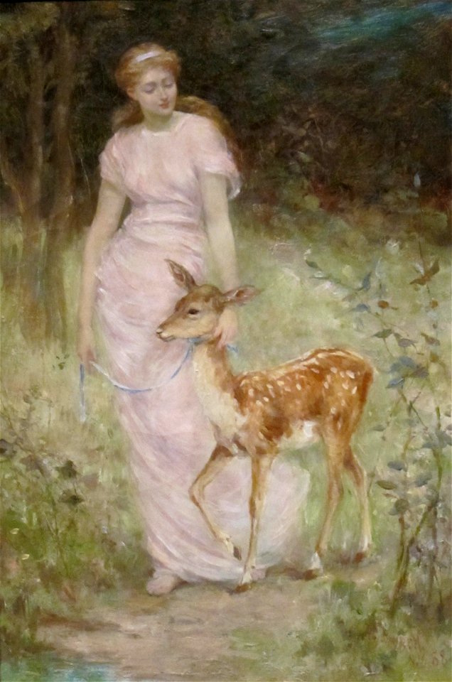 'A Willing Captive' by Frederick Stuart Church, Dayton Art Institute