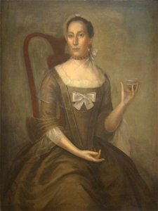 'Mrs. Nathaniel Loring' by Joseph Badger, Dayton Art Institute