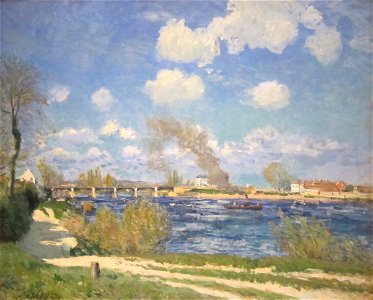'Bougival' by Alfred Sisley, Cincinnati Art Museum